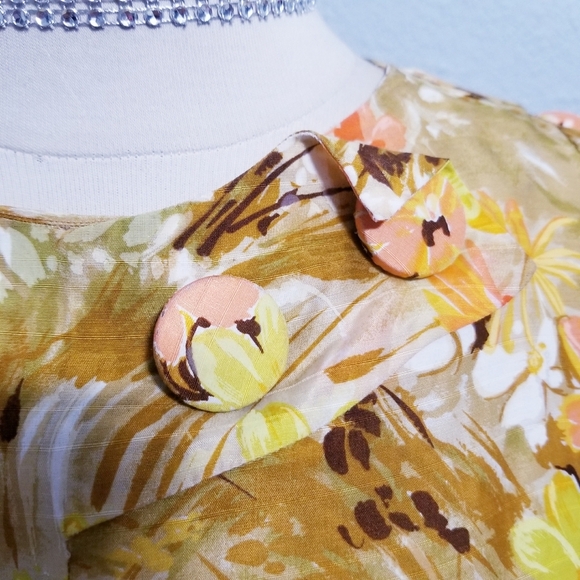 Vintage 50s 60's Mid Century Mad Men wiggle glam party dress EXTRA SMALL - Picture 6 of 7